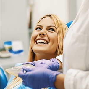 Woman with gorgeous smile
